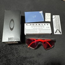Oakley BXTR Prizm Trail Torch Sunglasses Matte Grey Ink Used