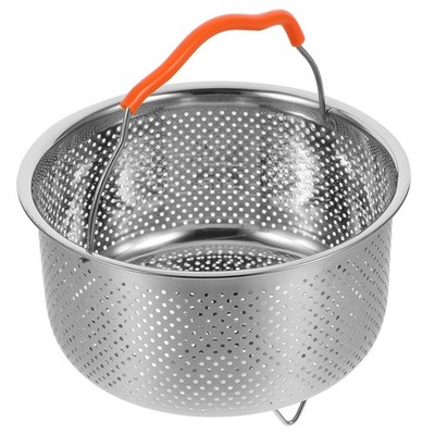  Steel Steaming Basket Tray for Rice Cooker Steamer Rack Stainless