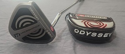 Odyssey Microhinge V-Line 2-Ball Putter Steel Right 32'' Steel Shaft w Head Cover