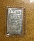 5 grams .999 Silver Bar - JM Johnson Matthey - SEALED -