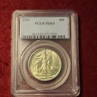 1942 Liberty Walking Half Dollar PCGS MS65 Silver 50C Uncirculated