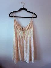 Elodie Minidress Funky 70’s Pattern Festival Wear Women's Size Large