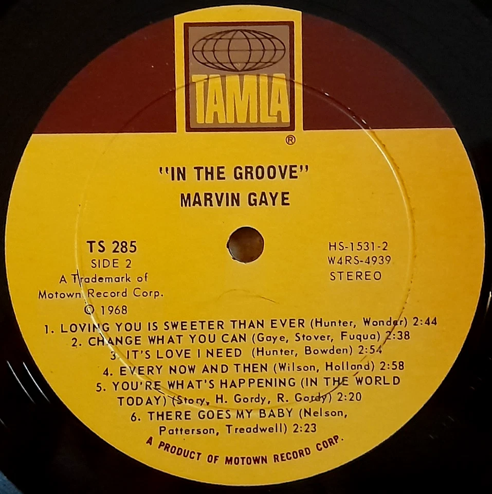 MARVIN GAYE - In The Groove - 1968 US 33T LP TAMLA TS 285 - Photo 4/4