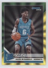 2019 Panini Donruss Rated Rookie Holo Green & Yellow Laser Jalen McDaniels 8d2