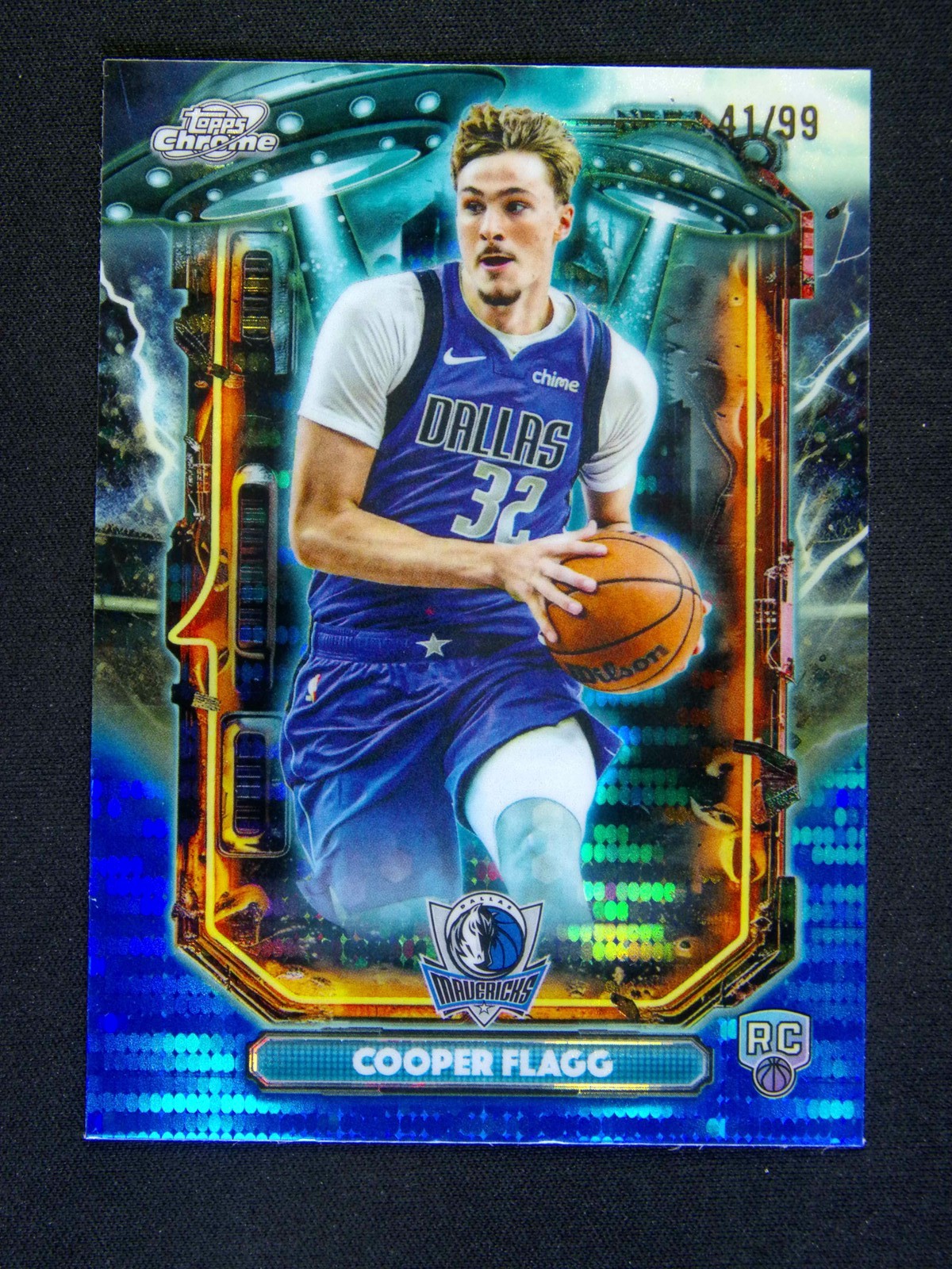 2025-26 Topps Cosmic Chrome Cooper Flagg Rookie Extraterrestrial Talent Blue /99