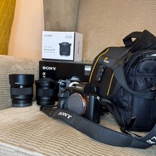 Under 3k Shutter Count Sony A7II Camera For Sale with 2 lenses and bag