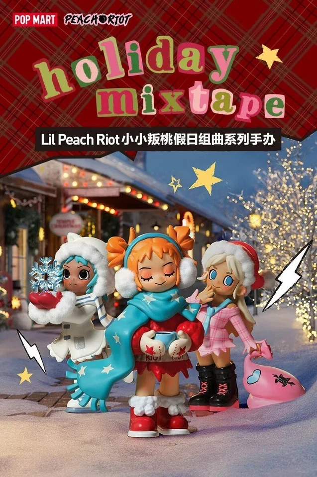 Lil Peach Riot Holiday Mixtape Series Blind Box Figures Toy Xmas Gift - Image 2 of 4