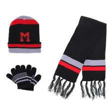 Heat Trendz Boy's One Size Fits Most Sport Soccer Hat Gloves and Scarf Winter