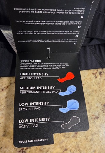 New! Dare 2B Women's XS/4 Sports II Padded Cycling Habit Shorts Black DWJ432 - Picture 13 of 14