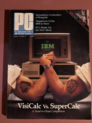 PC Magazine Vol 1 Issue 4 - Good Condition with no mailing label