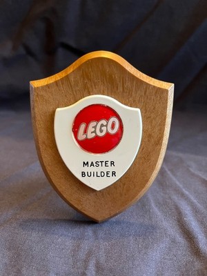 60er/70er Jahre Lego Werbeschild ''Baumeister''