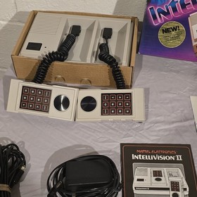 Mattel Electronics Intellivision II Console w/ Controllers, Power, Manual, Games