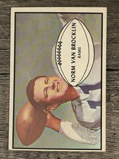 1953 Bowman #11 Norm Van Brocklin (VG)