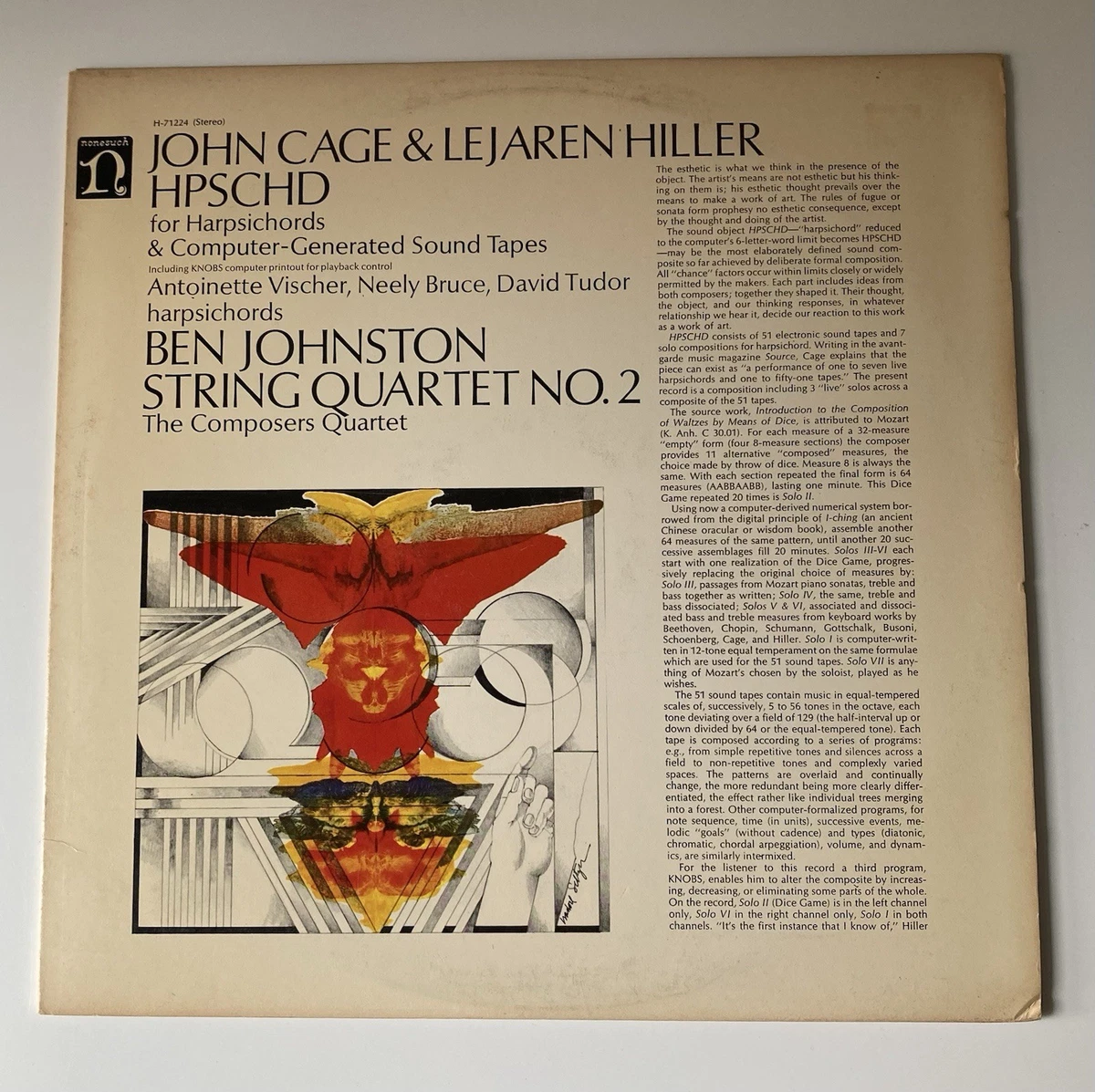 John Cage – Sixty-Eight 希少 Джон Кейдж LP виниловые пластинки - огромный выбор по лучшим ценам