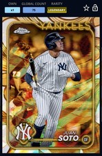 Topps 2024 Gilded Juan Soto Wave Base Bunt Digital /75