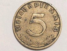 Coin Third Reich: 5 Reichspfennig 1939 E