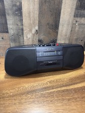 Sony CFS-B15 AM/FM Radio Cassette Player Recorder Boombox Tested AC/Battery