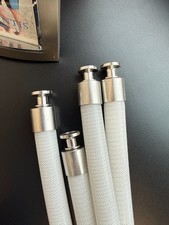 FDA grade Silicone 650V Hose with SS Tri-Clamp end fittings, 3/4" x 48"