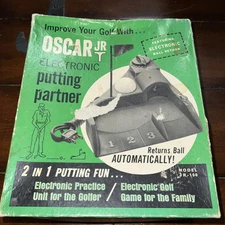 Vintage Oscar Jr Electronic Putting Partner Golf Ball Return Model JR-100 WORKS!