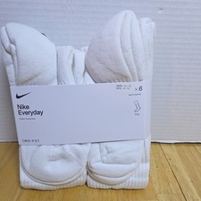 Nike Mens Everyday Performance Plus Crew Socks Pack 6 Pairs DRI-FIT SZ 8-12  RE