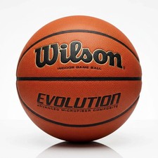 WILSON Men's Evolution Game Basketball 29.5" - Official Size Weight