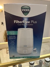 Vicks Filter Free Plus Cool Mist Ultrasonic Humidifier 1.2gal for Medium Sz Room