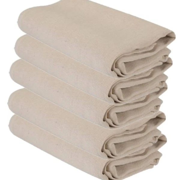 EQUIP247UK 8 LARGE DUST SHEETS 100% COTTON TWILL DIY BIG 12 X 9 DUST SHEETS