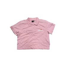 Ellesse Womens Ravane Crop Polo - Pink - UK 12 - RRP  40