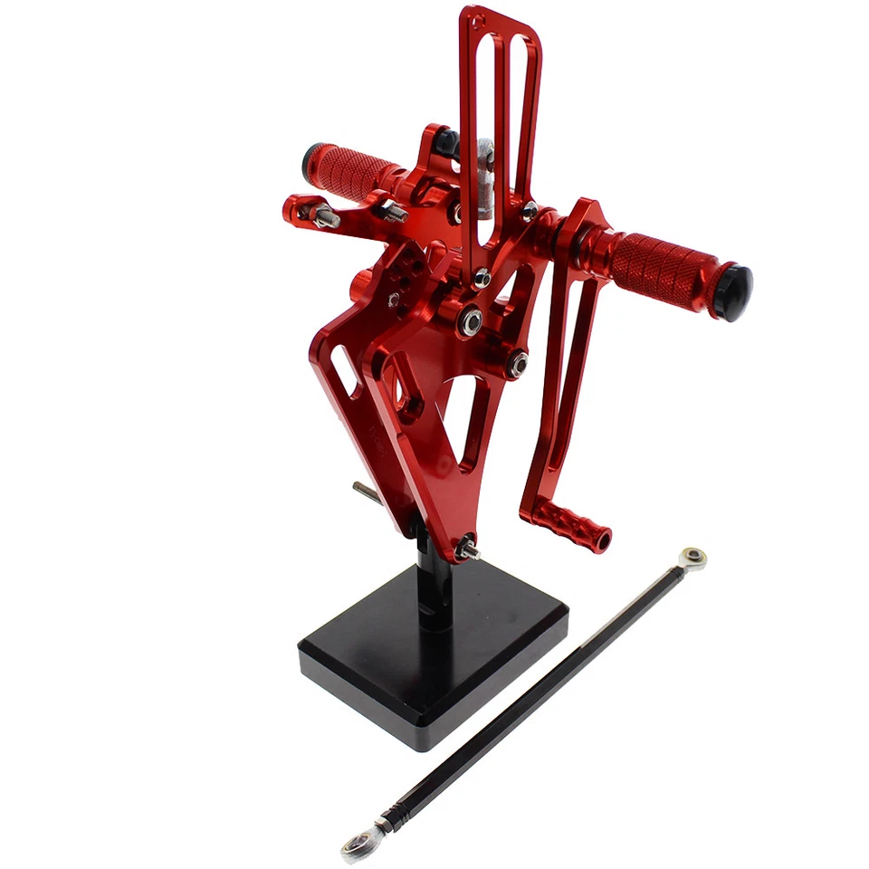 Para Honda CB400SF CB400 VTEC SPEC 1 2 3 90-97 CNC Rojo Ajustable Juego de estriberas Foto 2 de 4