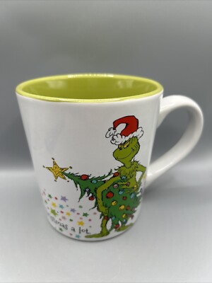How the GRINCH Stole Christmas Coffee Mug Max Cindy Lou Who-ville NEW