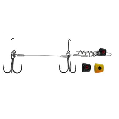 VMC Pike Rig Heavy - 1 Hakensystem für Gummifische, Shallowrig Hakensystem Haken
