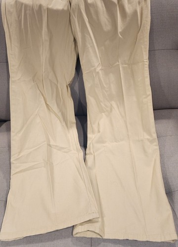 Penguin Munsingwear Pants Mens Beige Dress Flat Front Trousers 260 38 - Picture 2 of 13