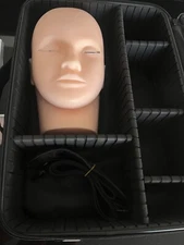 Head Training Mannequin Head Makeup Eyelash Extension Practice Model Display