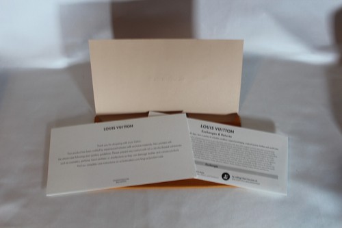 Authentic LOUIS VUITTON Small Drawer Box 5.5x3.5x1" Ribbon Receipt - Picture 7 of 8