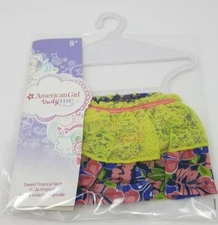 American Girl Doll Tiered Tropical Skirt Cute Truly Me NEW with Hanger Fashion