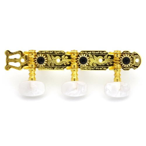 2 pcs Classical Guitar Tuning Peg Gold Plated Machine Head 9mm Tuning Keys Tuner - Picture 6 of 12