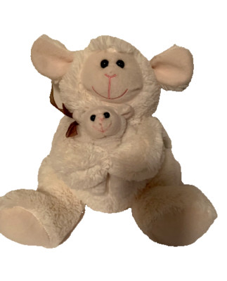 Weighted Lamb with 4 lbs Plush Stuffed Animal, washable, Easter autism buddy toy