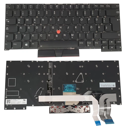 Lenovo ThinkPad T490s  Deutsche Tastatur QWERTZ Backlit Backlight NEU