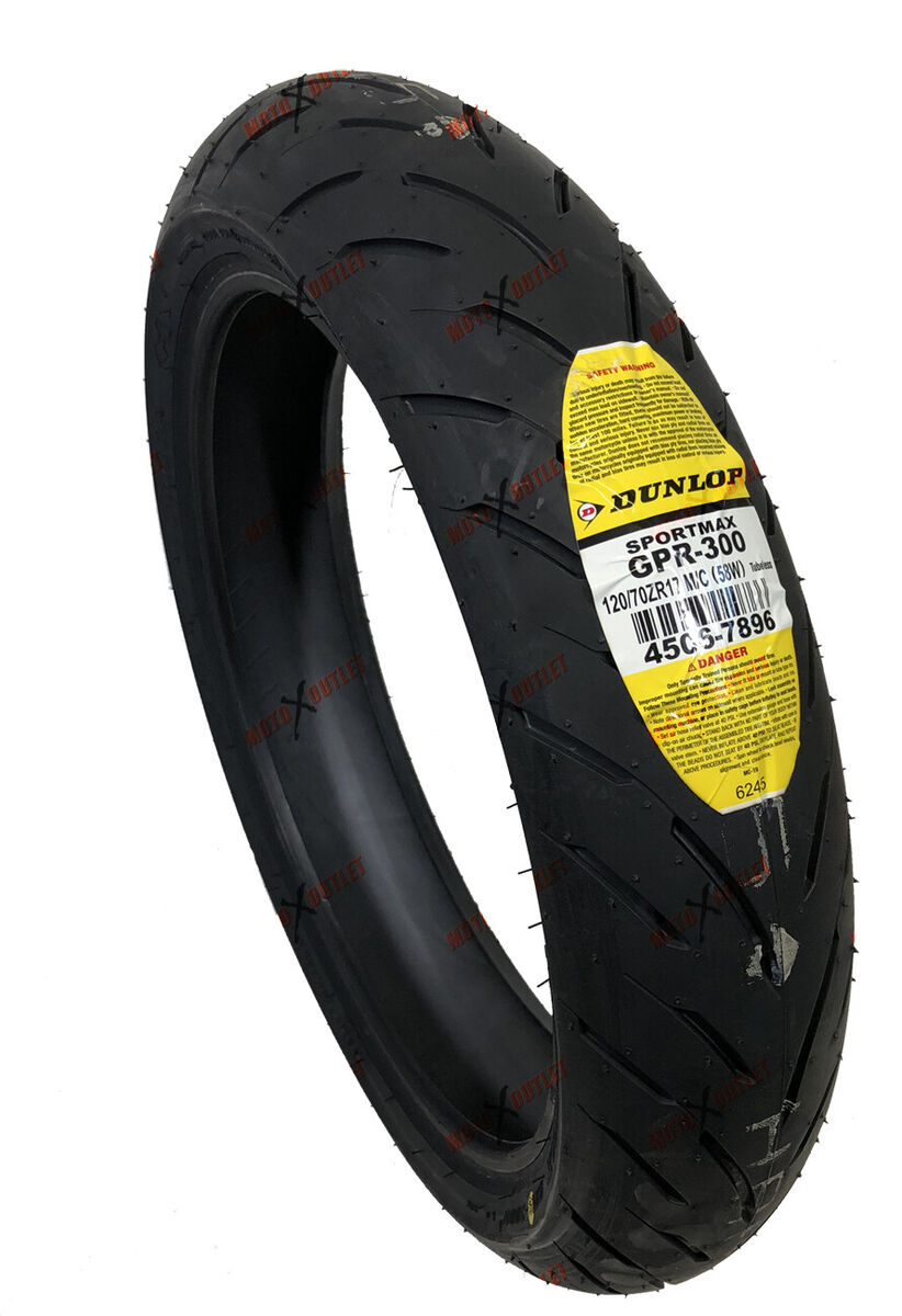 Dunlop Sportmax 120/70ZR17 GPR 300 120 70 17 Front Dunlop Sportmax 120/70ZR17 GPR 300 120 70 17 Front