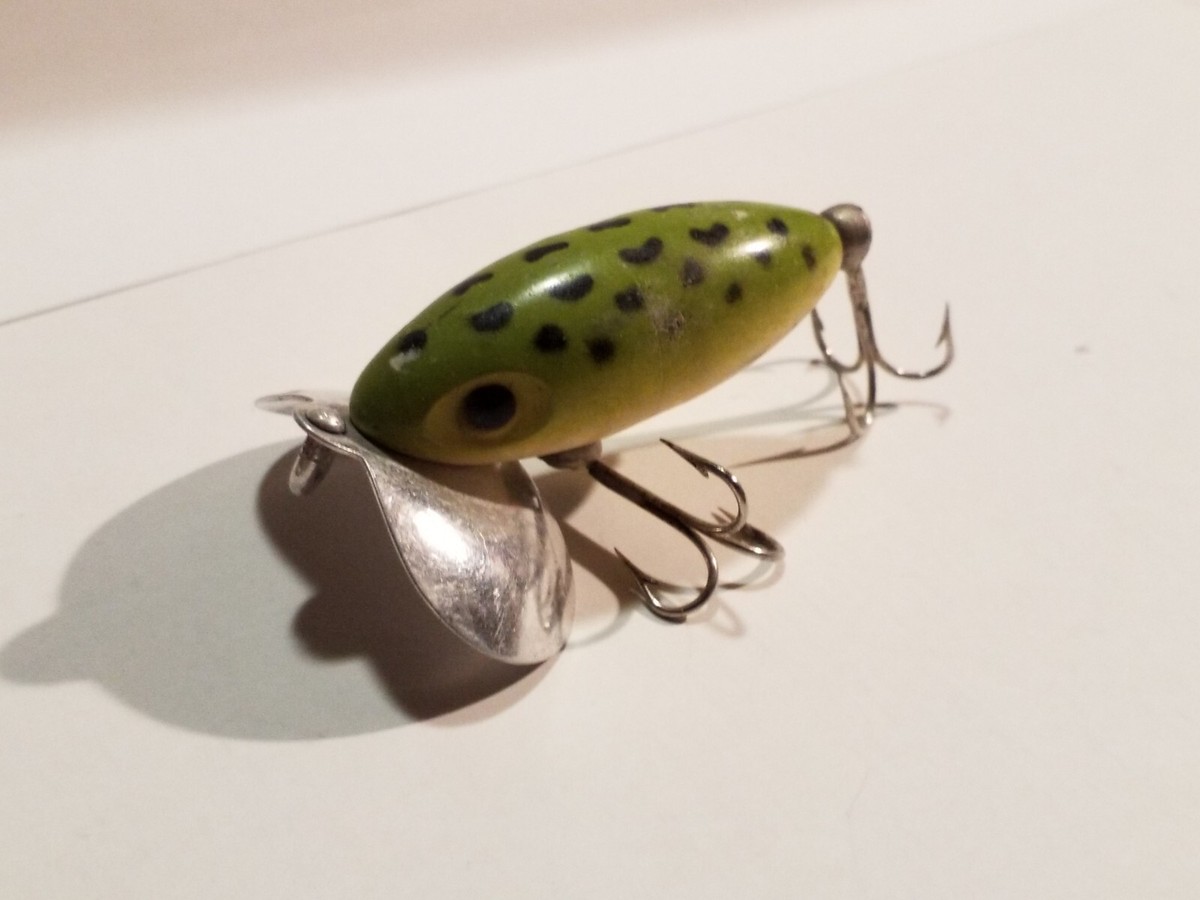 ルアー・フライ USED OLD FRED ABOGAST JITTERBUG WAR II 3 OLD