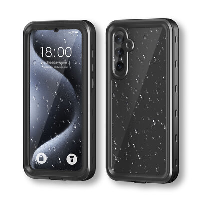 Redpepper Waterproof Case for Samsung Galaxy A15 A35 A54 Transparent Armor Cover