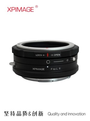 XPimage Locking Lens Adapter for NIKON F Mount Lens to Leica L SL TL Camera