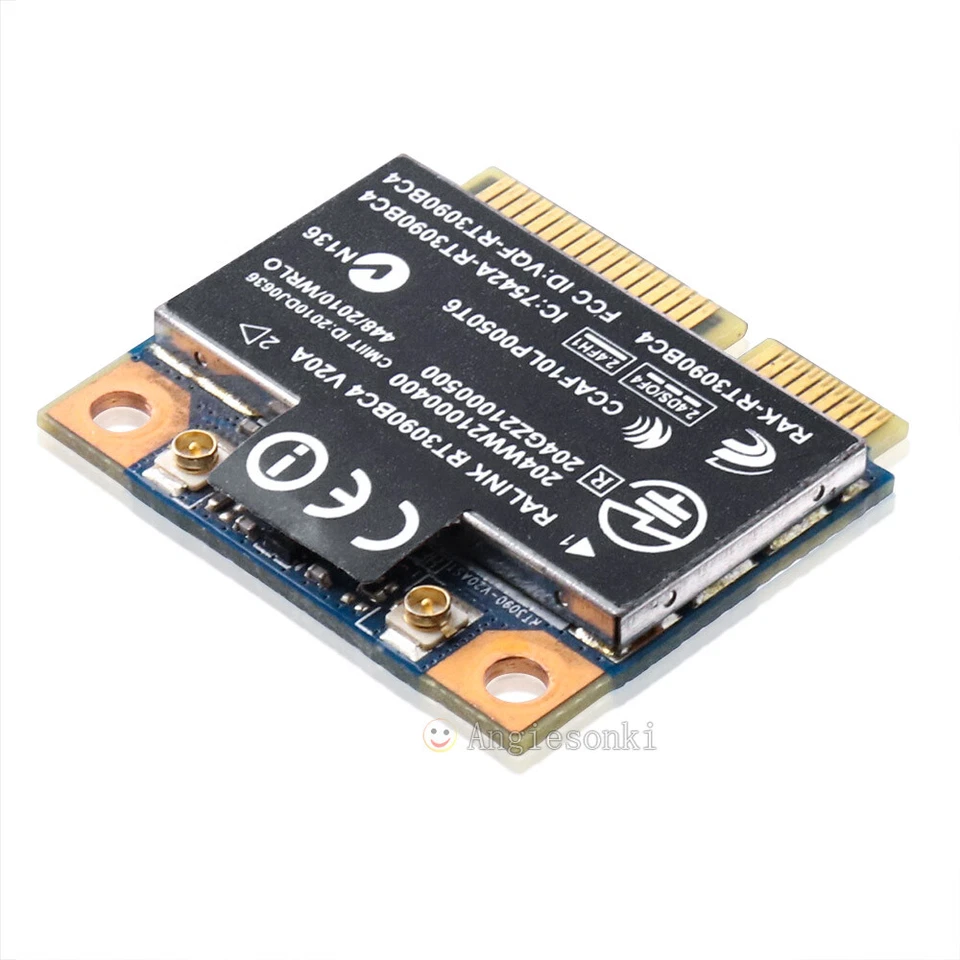 HP Ralink RT3090BC4 802.11b/g/n WiFi N+ Bluetooth3.0 PCI-e Card SPS: 602992-001 - Image 4 of 4