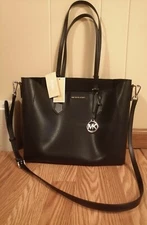 Michael Kors Kimberly Tote Cross Body Black 