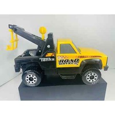 Tonka Steel Classics Tow Truck Road Service 24/7 Hasbro 2012 Yellow Black 12"