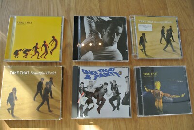 Take That Robbie Williams 6 CD Sammlung Progress Live Beautiful World Live Party