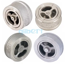 1/2" 3/4" 1" 2" 304 Stainless Steel Wafer Check Valve Non-return One Way Valve