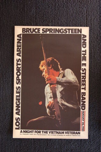 Bruce Springsteen 1981 Tour Poster Los Angeles Sports Arena - Bild 1 von 1
