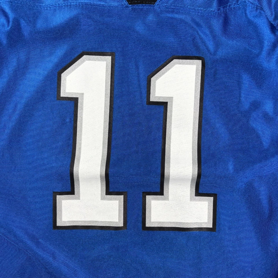 ВИНТАЖНАЯ мужская футболка Detroit Lions средний размер синяя Mike Williams No88 Reebok NFL - Изображение 2 из 4