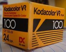 Kodacolor VR 100 Film 35mm 24 Exposure Vintage CP-135-24 Expired 1994
